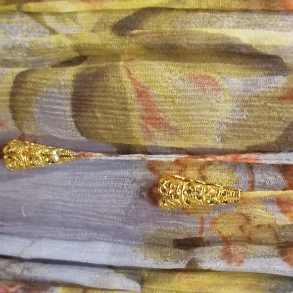 Philosophy Alberta FERRETTI floral chiffon dress S - Picture 8 of 16